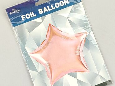 Używany foliowy balon w kształcie gwiazdy w idealnym stanie. Balon