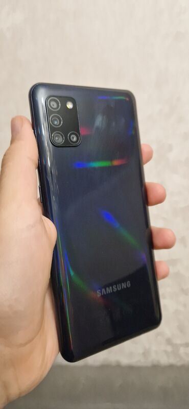 samsung galaxy a31 qiyməti: Samsung Galaxy A31, 64 GB, rəng - Göy, Barmaq izi, İki sim kartlı, Face ID
