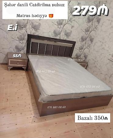 Yataq dəsti – taxta karkaslı, başlıq hissəsi dekorativ panel və şaquli lalafo.az -da Yataq dəsti – taxta karkaslı, başlıq hissəsi dekorativ panel və şaquli