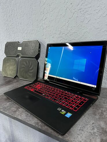 компютер игровой: Ноутбук, Lenovo, 16 ГБ ОЗУ, Intel Core i7, 15.6 ", Б/у, Для несложных задач, память SSD