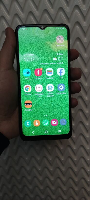 samsung a32 islenmis: Samsung Galaxy A12, 64 GB, rəng - Göy, Sensor, Barmaq izi, İki sim kartlı