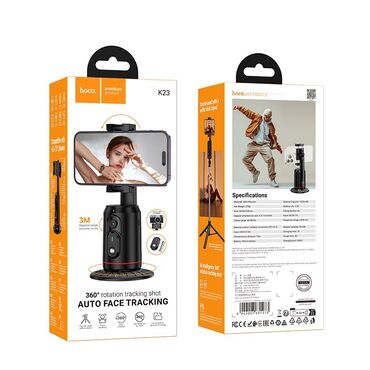 Другие аксессуары для мобильных телефонов: Hoco K23 Lotus Smart PTZ — умный настольный держатель для смартфона с — 2