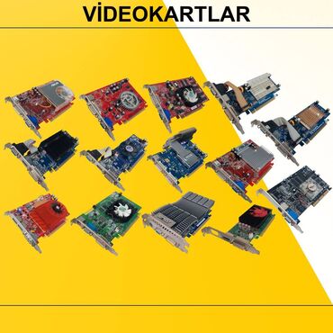 Videokartlar: Videokart GeForce 210, < 4 GB, İşlənmiş