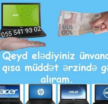 10715 elan | ELEKTRONIKA: Cox qisa bir zamanda gelib yerinde teze ishlenmish xarab noutbuklari