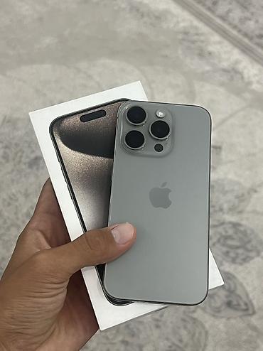 iphone 2 sim: IPhone 15 Pro, Б/у, 256 ГБ, Natural Titanium, Наушники, Защитное стекло, Чехол, 87 % — 1