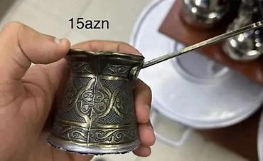 Çay dəstləri və servizlər: Çay dəsti, Metal — 7
