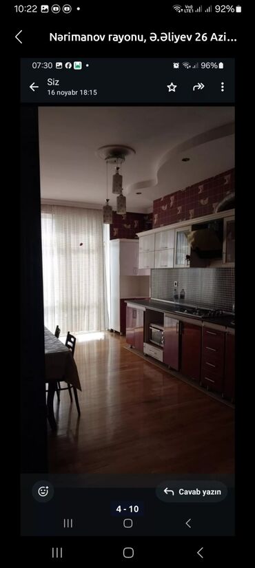 Uzunmüddətli kirayə mənzillər: Telefon 0997142328 Salam. Nərimanov rayonunda Azinko binalarında 21/21 -da lalafo.az — 10 Uzunmüddətli kirayə mənzillər: Telefon 0997142328 Salam. Nərimanov rayonunda Azinko binalarında 21/21 — 10