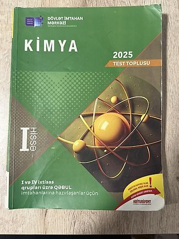 Dövlət İmtahan Mərkəzinin **Kimya 2025 Test Toplusu – II hissə**
