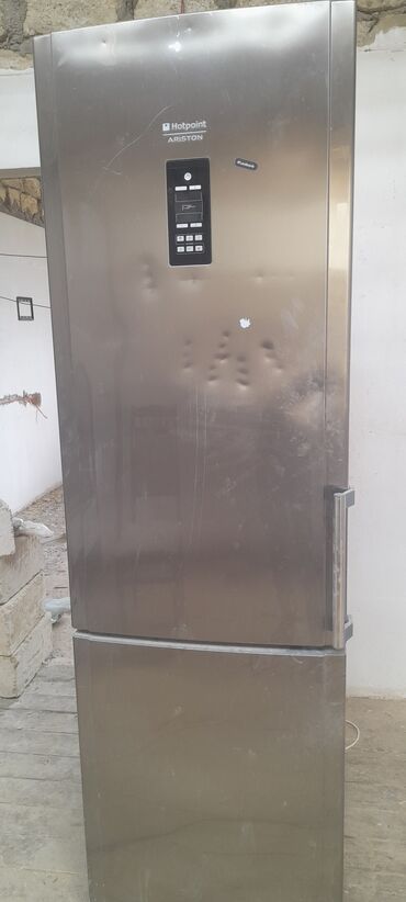 Швейные машины: Hotpoint Ariston ikikameralı soyuducu - Rəng: inox (paslanmayan polad