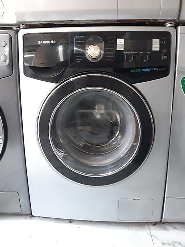 Məişət texnikası: Samsung önyükləməli paltaryuyan maşın – EcoBubble, 7 kq — 1