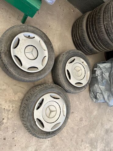 калпак 14р: Темир Дисктер R 15 Mercedes-Benz, Жуп, тешиктери - 5, Колдонулган