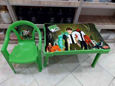 Yemək masaları, oturacaqları: Usaq ucun stol stul usaq ucun kreslo masa usaq ucun qabaq stolu — 29