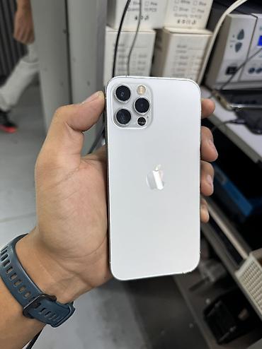 IPhone 12 Pro, Б/у, 128 ГБ, White Titanium, Защитное стекло, 88 % at lalafo.kg IPhone 12 Pro, Б/у, 128 ГБ, White Titanium, Защитное стекло, 88 %