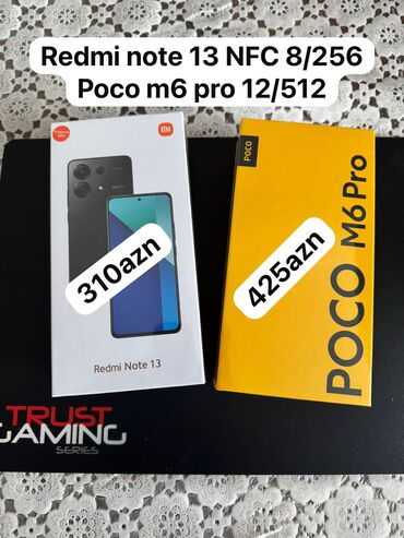 Xiaomi: Xiaomi Redmi Note 13, 256 GB, rəng - Qara