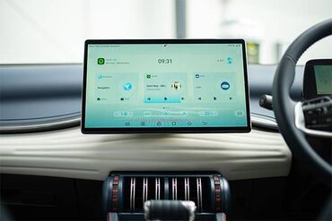 BYD avtomobillerinin monitorlarinda dil deyisimi, google+app galery