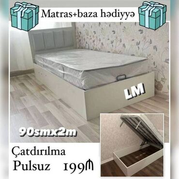 Çarpayılar: Yeni, Təknəfərlik çarpayı, Bazalı