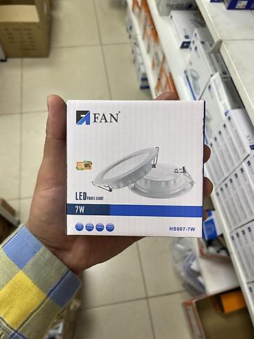 Светодиодная встраиваемая панель FAN, модель HS007-7W. - Мощность: 7