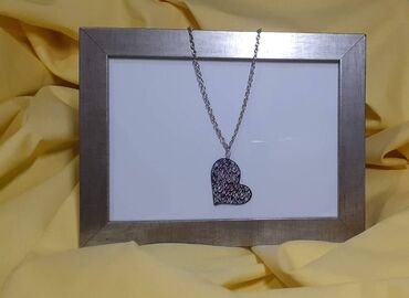 swarovski ogrlica: Ogrlica sa priveskom, Handmade, Materijal: Hirurški čelik