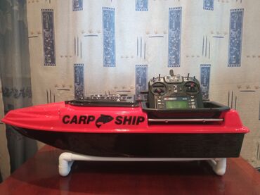 цена тир: Скоростной прикормочный кораблик Carp Sip.двух бункерный.длинна