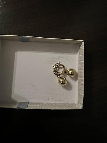 Sırğa, Sarı qızıl, 585 Əyar, 5 g, Ünvandan götürmə, Ödənişli çatdırılma