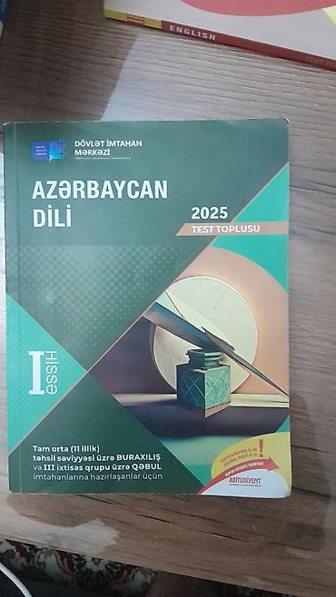 Testlər: Azərbaycan dili Testlər 11-ci sinif, DİM, 1-ci hissə, 2024 il — 1