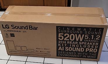 lg tone: Açıldı ancaq yoxlanıldı Qutusu qoyuldı LG Sound Bar S75 (with — 3