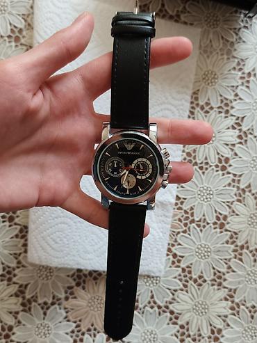 Qol saatları və aksesuarlar: Emporio Armani kişi qol saatı - Korpus: paslanmayan polad, dairəvi — 1
