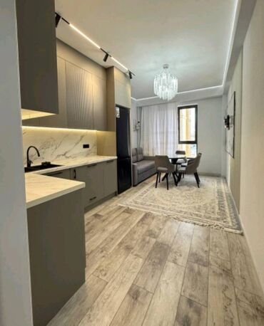квартиры на иссык куль: 2 комнаты, 53 м², Элитка, 10 этаж, Дизайнерский ремонт