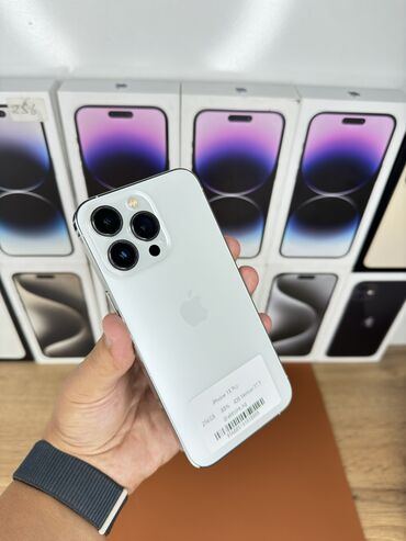 xiaomi 13 pro цена бишкек: IPhone 13 Pro, Колдонулган, 256 ГБ, Ак, Заряддоочу түзүлүш, Коргоочу айнек, Каптама, 80 %