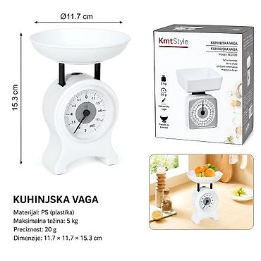 **KMT mehanička kuhinjska vaga** Mehanička kuhinjska vaga namenjena