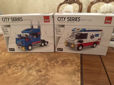 Oyuncaqlar: Go Bricks City Series konstruktor dəsti, həm yük maşını, həm də təcili
