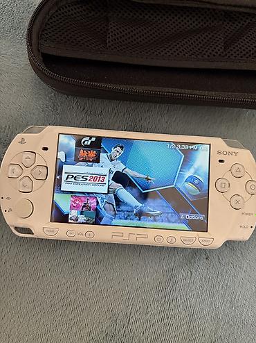 pes 5: Sony PSP-3000, ağ rəng (UMD sürücülü, PSP loqolu arxa qapaq). Portativ — 9