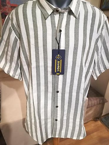 pull and bear muski prsluci: Kvalitetna muska pamucna kosulja sa kratkim rukavima. Odlicna muska — 4