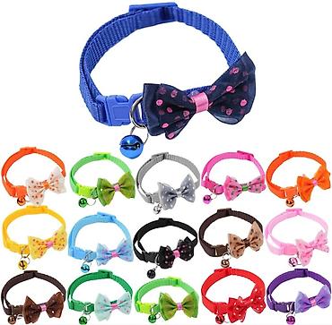 Зоотовары: Продаю новые ошейники для кошек,щенков и мелких пород собак по разным — 1