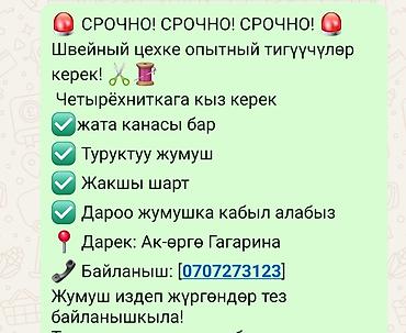 няни на дому: Швея Петельщица — 1