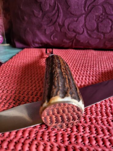 Noževi: Set nov za secenje mesa rosfraj italijanski 70te. Set za secenje — 7