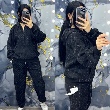 İdman dəstləri: Qadınlar üçün rahat sport dəst - 2 hissəli: kapüşonlu fermuarlı — 5