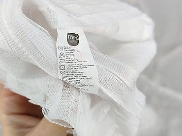ozdoby do pokoju: Biała firana dekoracyjna FLYING Curtains - Materiał: 100% poliester — 4