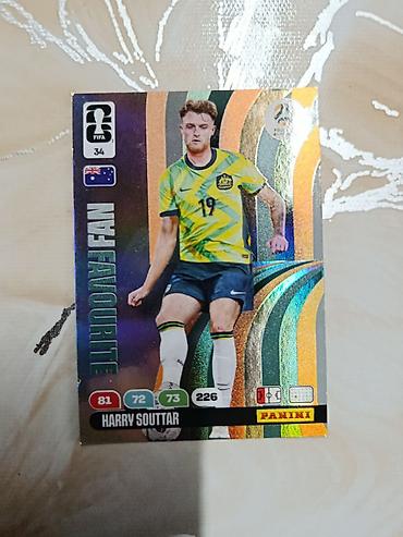İncəsənət və kolleksiyalar: Panini FIFA kolleksiya kartı – Harry Souttar Avstraliya millisinin — 1