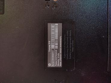 Elektronika: HP Compaq 610 noutbuk Vəziyyəti bilinmir Zapcast kimi satıram Köhnə — 3