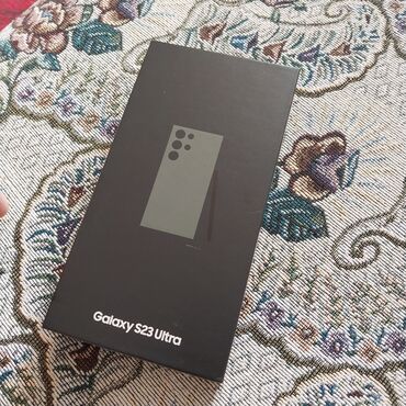 naushniki gal: Samsung Galaxy S23 Ultra, Новый, 256 ГБ, цвет - Зеленый, 2 SIM, eSIM