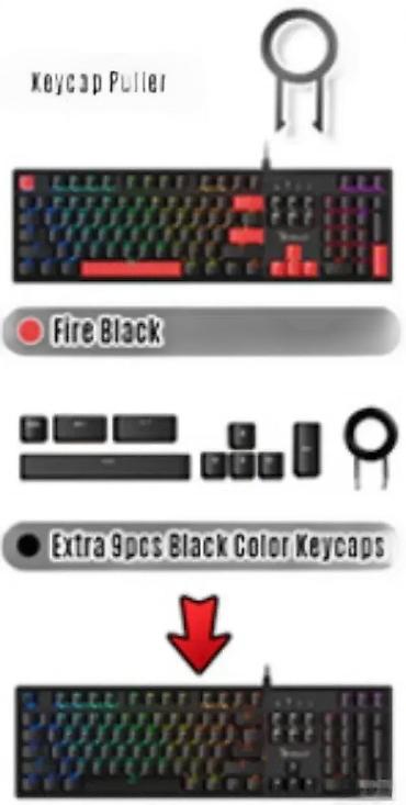 Tastature: A4Tech Bloody S510R mehanička gejming tastatura - Tip prekidača — 4