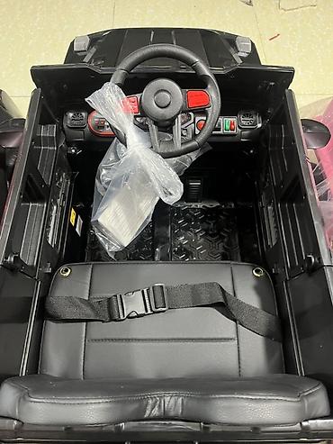 детская машинка: Uşaq üçün elektrikli miniatür off-road avtomobil - Korpus: qara — 2