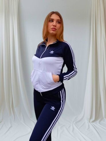 Gornji i donji deo: Adidas ženska trenerka Novo Mokra likra Veličine m l xl 2xl fb — 4