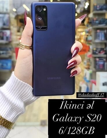 samsung s20 ultra ekran: Samsung Galaxy S20, 128 GB, rəng - Göy