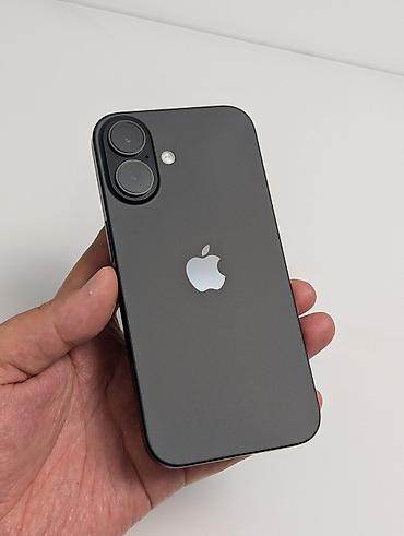 iphon x: IPhone 16, Б/у, 128 ГБ, Черный, Кабель, 100 % — 1
