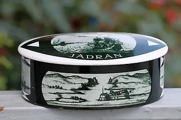 Kutije za odlaganje: Vintage Toleware limena kutija JADRAN 1960. Vintage Toleware limena — 2