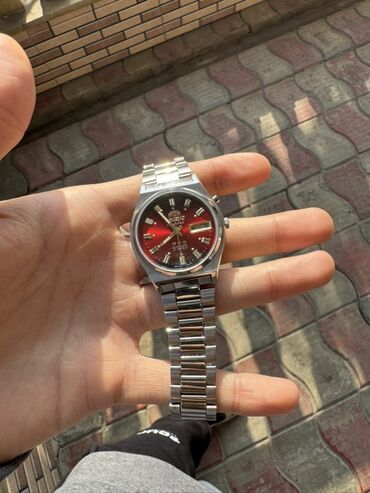 Qol saatları: Qol saatı, Orient, rəng - Qırmızı — 9