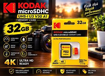 vidyo kart: ✅Yadaş kartı ✅16 GB—16 azn ✅32 GB—19 azn ✅64 GB—24 azn Kodak microSD — 1