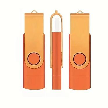 Hard diskovi, eksterni diskovi: USB flash memorija(dvostruki-USB i C ulaz) 128MB NOVO. DUALNA FLEŠ — 12